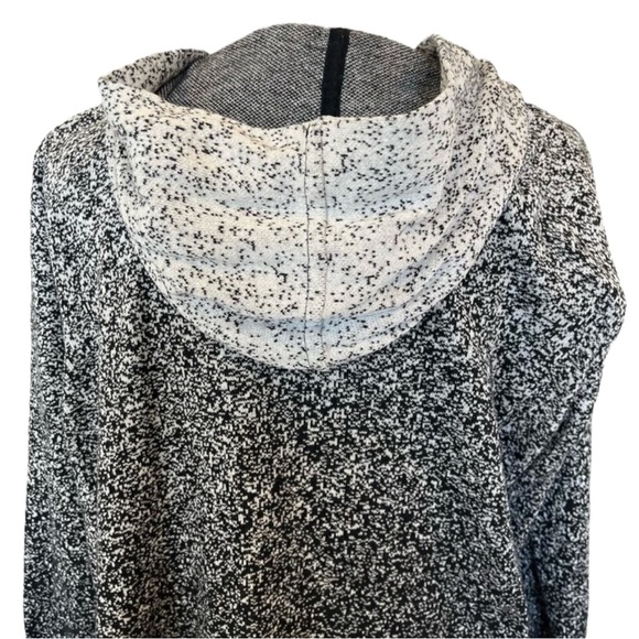 ZENERGY Cotton Cashmere Ombre Cardi Sweater Jacket in Black/Ecru Size 1 (M / 8) - Picture 4 of 7